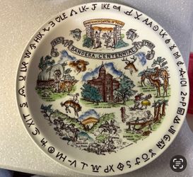 Rare collectible display plate