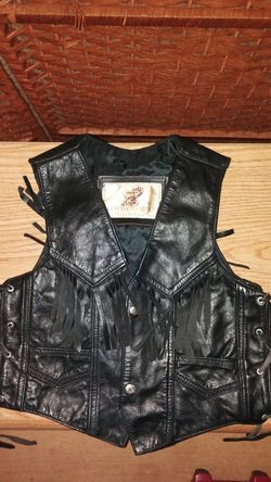 Leather vest for boy o girl