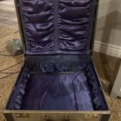 Vintage trunk With pristine interior. 