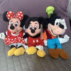Disney 3 Beanie Plushy