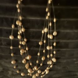 Blush Pink Saltwater Pearls $60 OBO