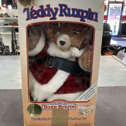 1880’s Teddy Ruxpin Talking Beat Doll w/Acc