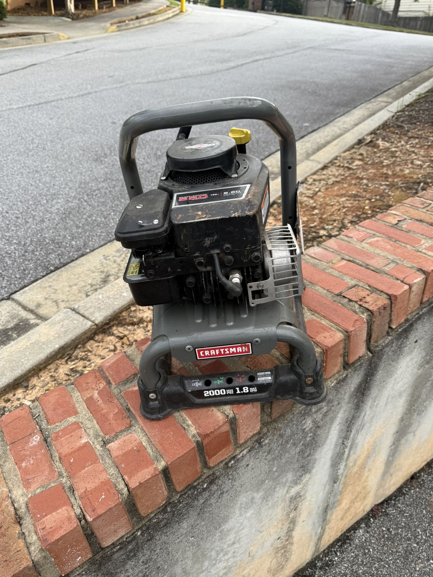 2000psi Craftsman Pressure Washer