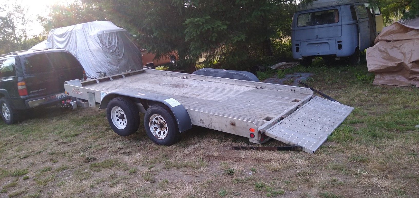 1994 Aluminum car trailer