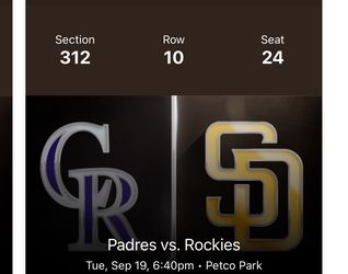 Padres Vs Rockies 