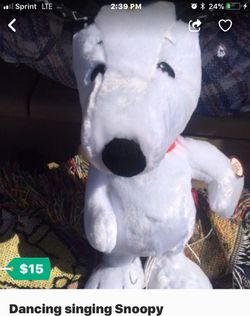 Dancing and singing snoopy