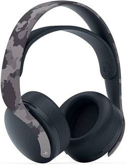 Sony Playstation Pulse 3D Wireless Headset - Gray Camoflauge (PS5 & PS4) (Bluetooth)