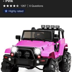 Pink Jeep - Kids $215