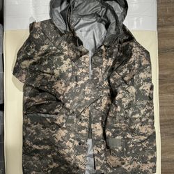 US Army Rain Jacket/Parka, Gore-Tex Lined.b, Size L-R