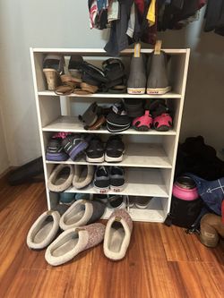 White Shoe Organizer
