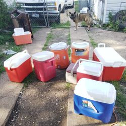 Ice chest fifteen dollars each
