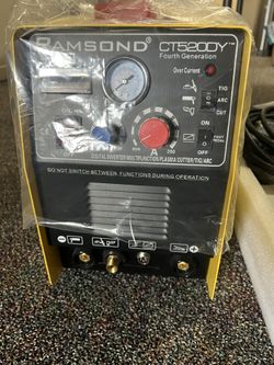 Ramsond CT 520DY 3-in-1 Multifunction Digital Inverter Plasma Cutter + TIG Welder + ARC (MMA) Welder, Dual Voltage 110/220V Dual Frequency 50/60Hz