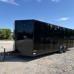 New 8.5x24 Enclosed Trailer