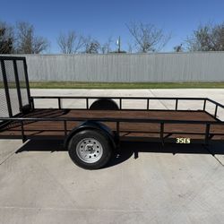 Trailer Single Axle Near New Lift Gate 