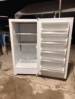 White Upright Freezer