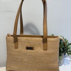 Kate Spade Woven Straw Tote Bag