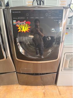 Used Tall LG Signature Washer Secondary Washer