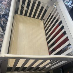 Mini Crib With Mattress ( Not Firm On Price)
