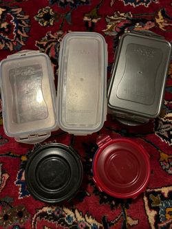 LocknLock Mixed Food Storage Container Bundle - Assorted Lids & Bases (5 Pieces)