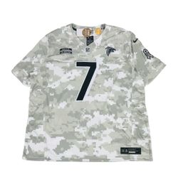 Nike Bijan Robinson Atlanta Falcons Jersey 2XL XXL Camo 2024 Salute to Service