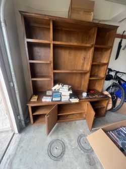 Wood Bookshelf