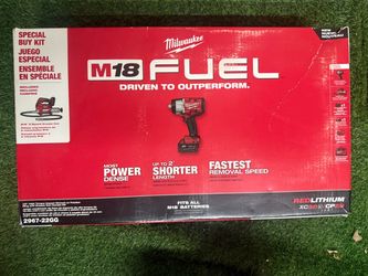 Milwaukee M18 Fuel Impact Wrench & Grease Gun Kit