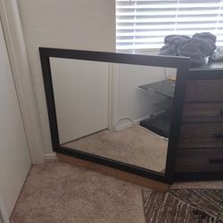 Dresser, Mirror, Nightstand And 5 Drawer Chest