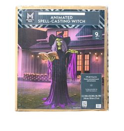 Animated Halloween witch talks moves makes sounds New in box**Sylmar pick up**