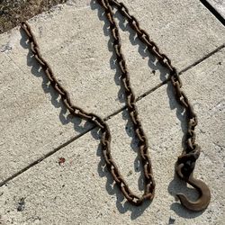 1/2”x12’ HD Chain W/ clevis and Hook