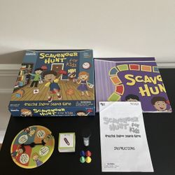 Scavenger Hunt For Kids Indoor Search Game Complete