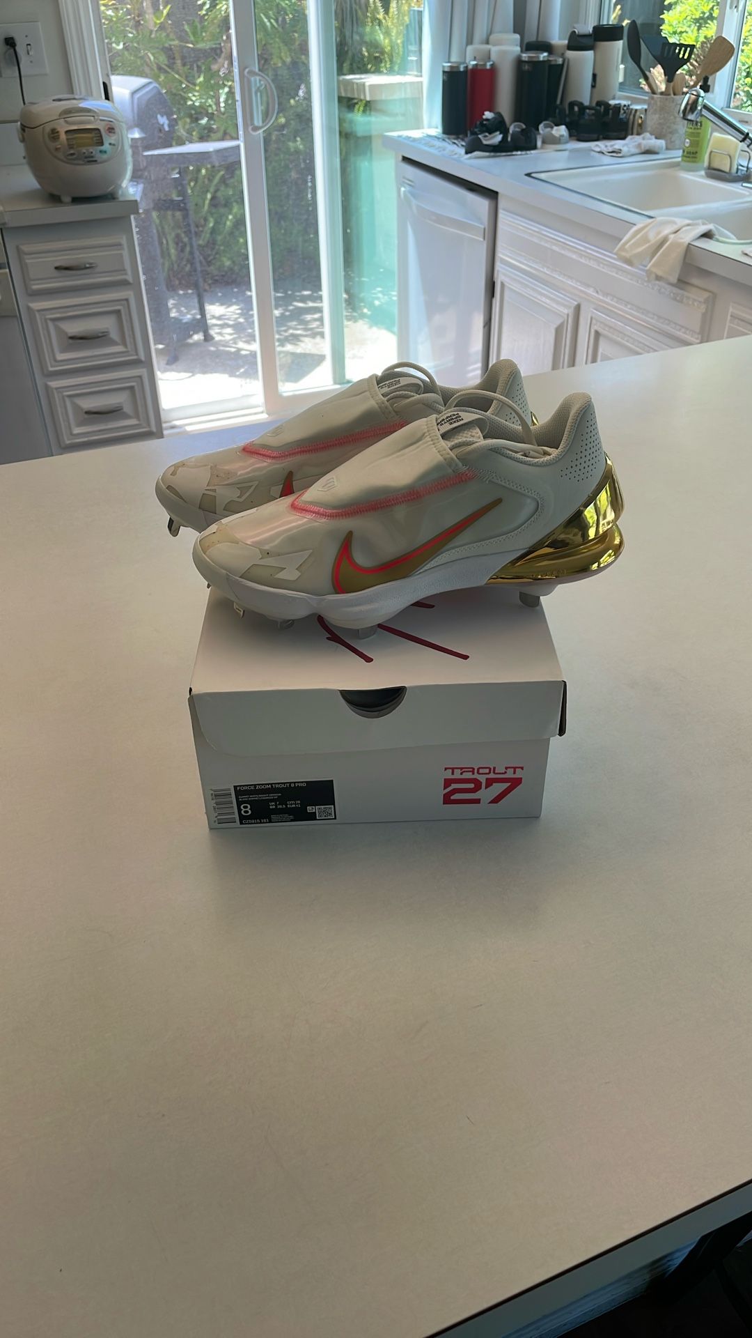 Nike Metal Baseball Cleats Size 8 Men’s