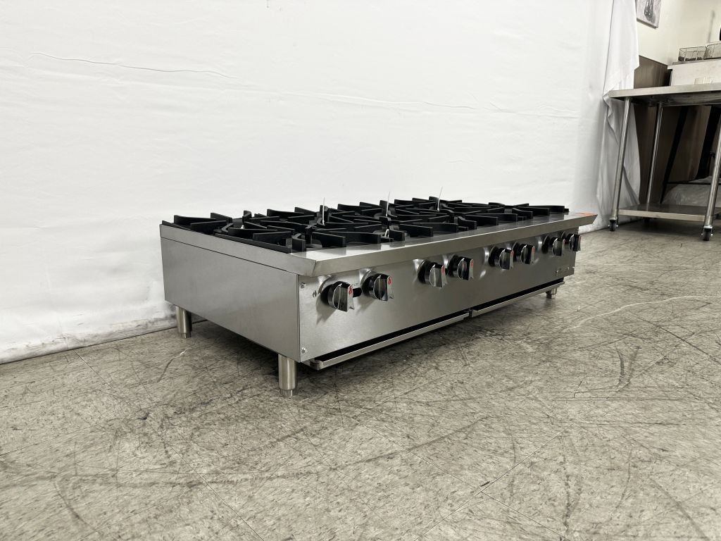 NSF 48 ins Eight burner gas heavy hot plates CCHPA48