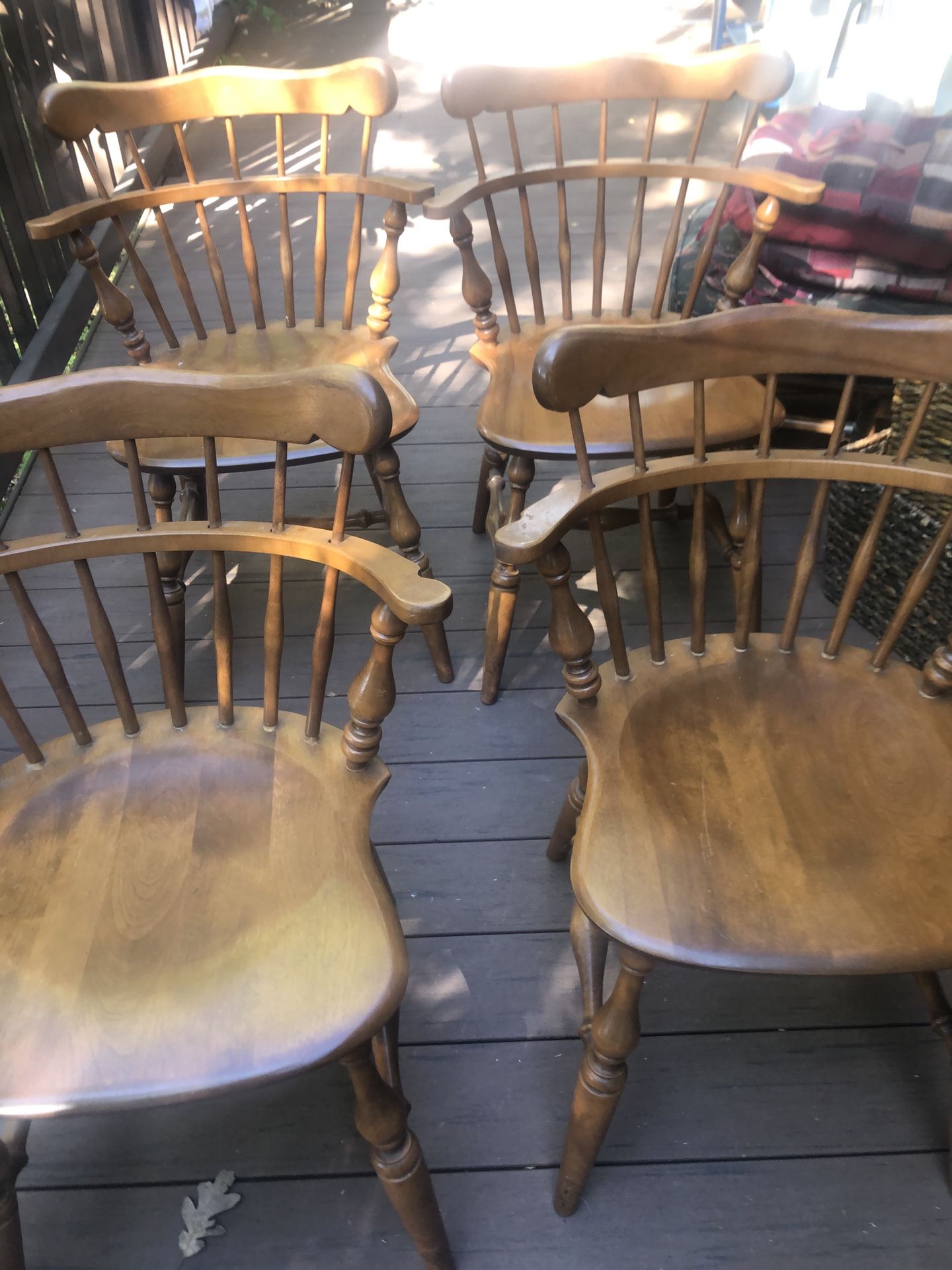 4 Vintage ETHAN ALLEN by Baumritter chairs