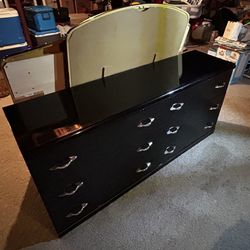 Low Dresser With Mirror 
