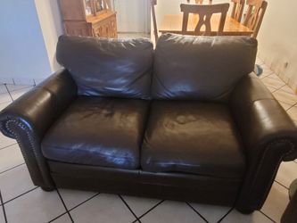 Brown sofa