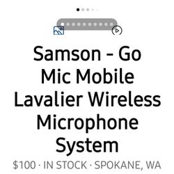 Phone/Mobile Lavalier Mic  System