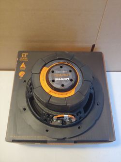 MEMPHIS ( 1 ) 8 INCH 2 OR 4 OHM SELECTABLE VOICE COIL CAR SUBWOOFER 400 WATTS CAR SUBWOOFER