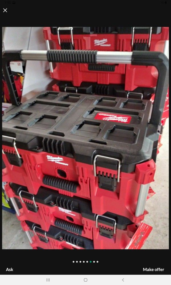 MILWAUKEE PACK OUT TOOL BOX BRAND NEW EACH