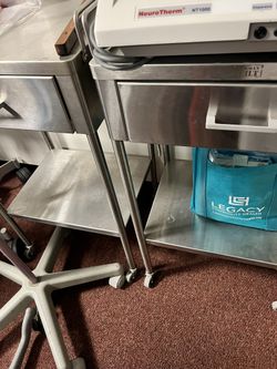2 Medical Trolley Stainless Steel Medical Cabinets  For $900 each or Best Offer