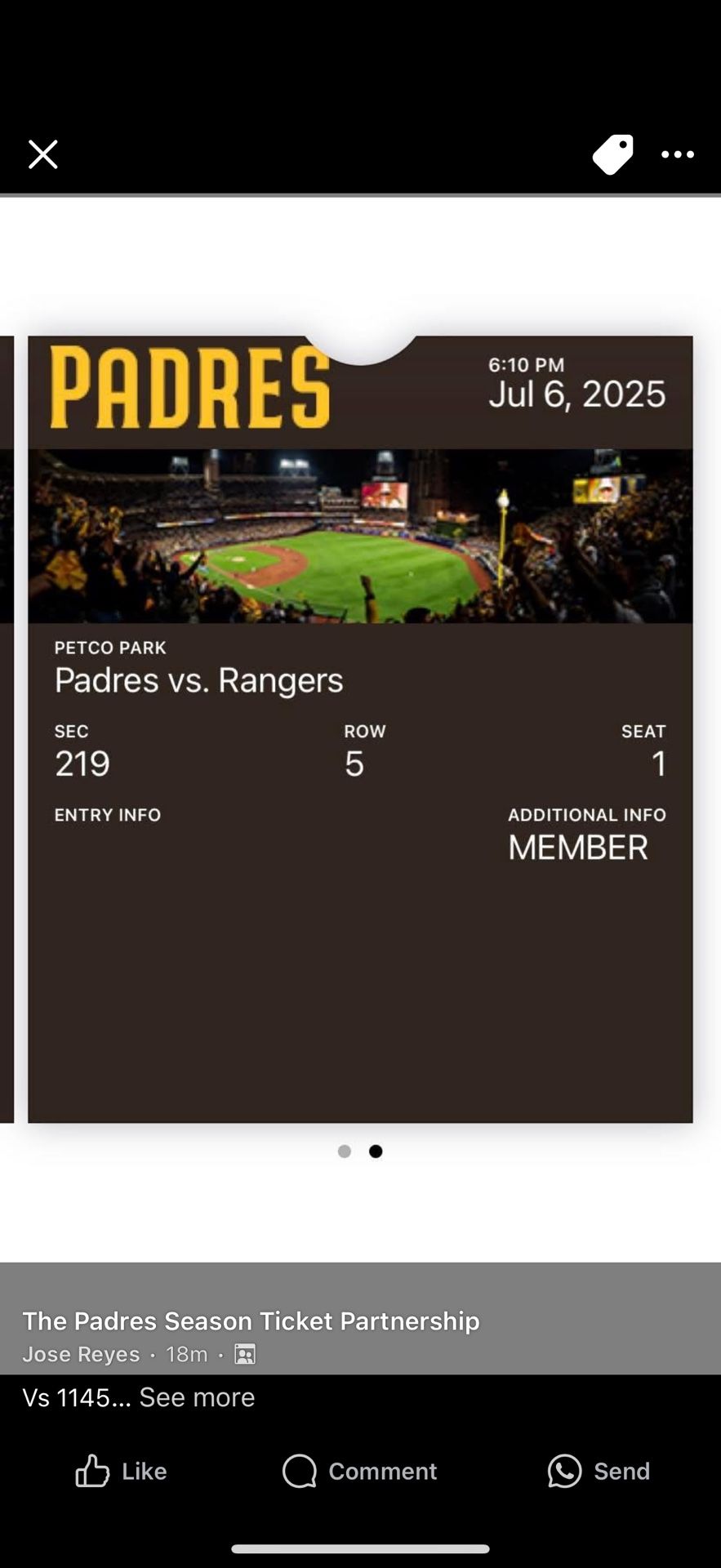 Padres Tickets