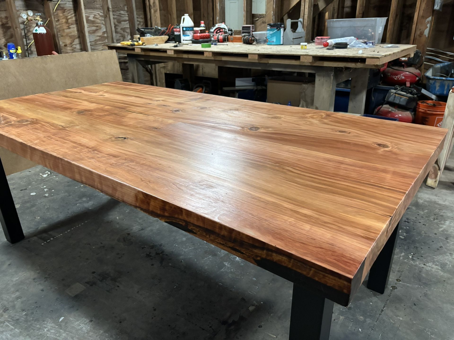Stunning Redwood Dining Table