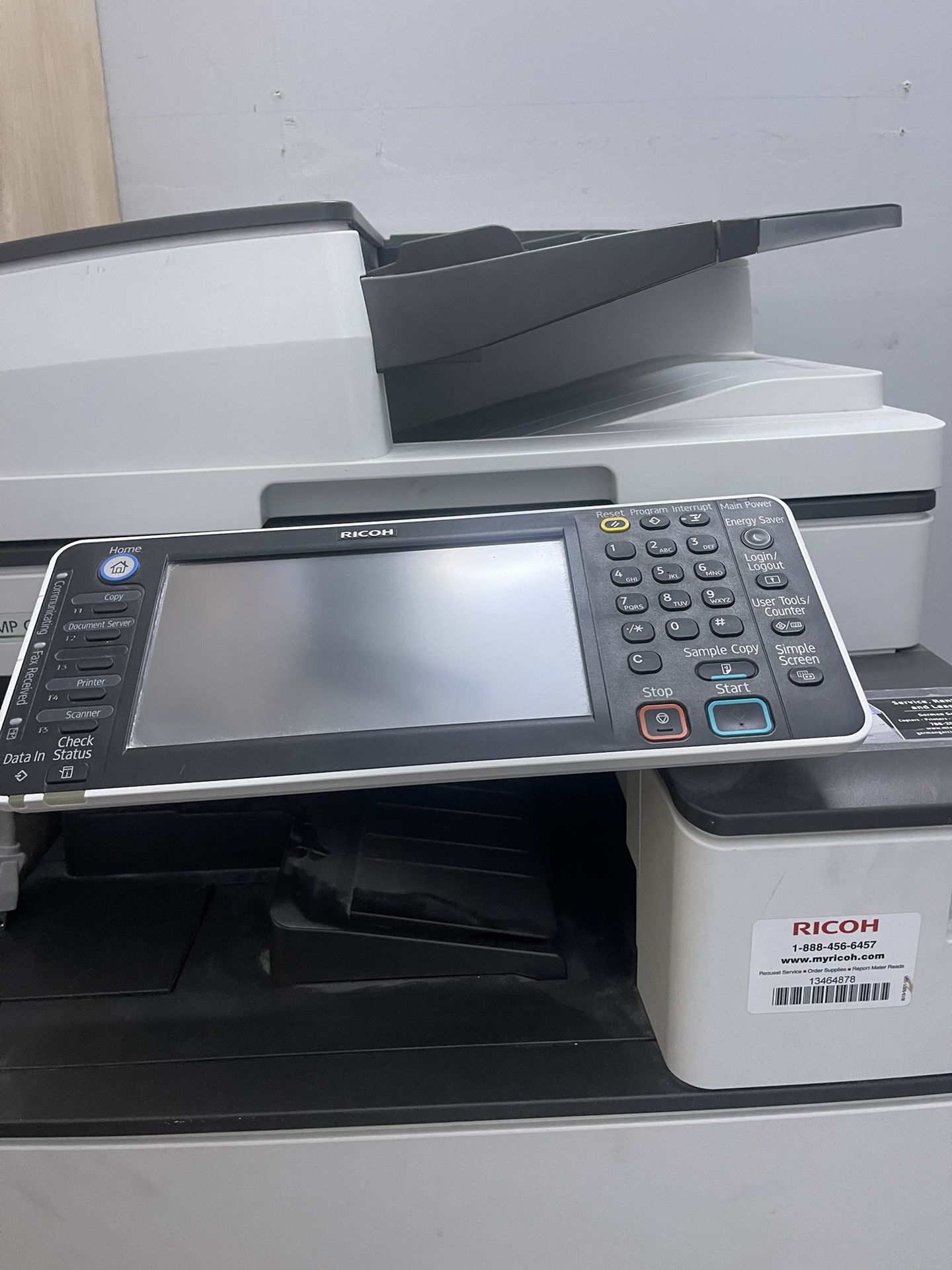 Ricoh corporate copier/printer/scanner/Fax - like new 