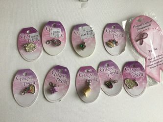 13 new Charm Tastic Charms and 1 Tac Pin, $15 for all or $1.50 each
