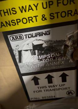 ARB Simpson tour tent 1.2M x2.1M *NEW*