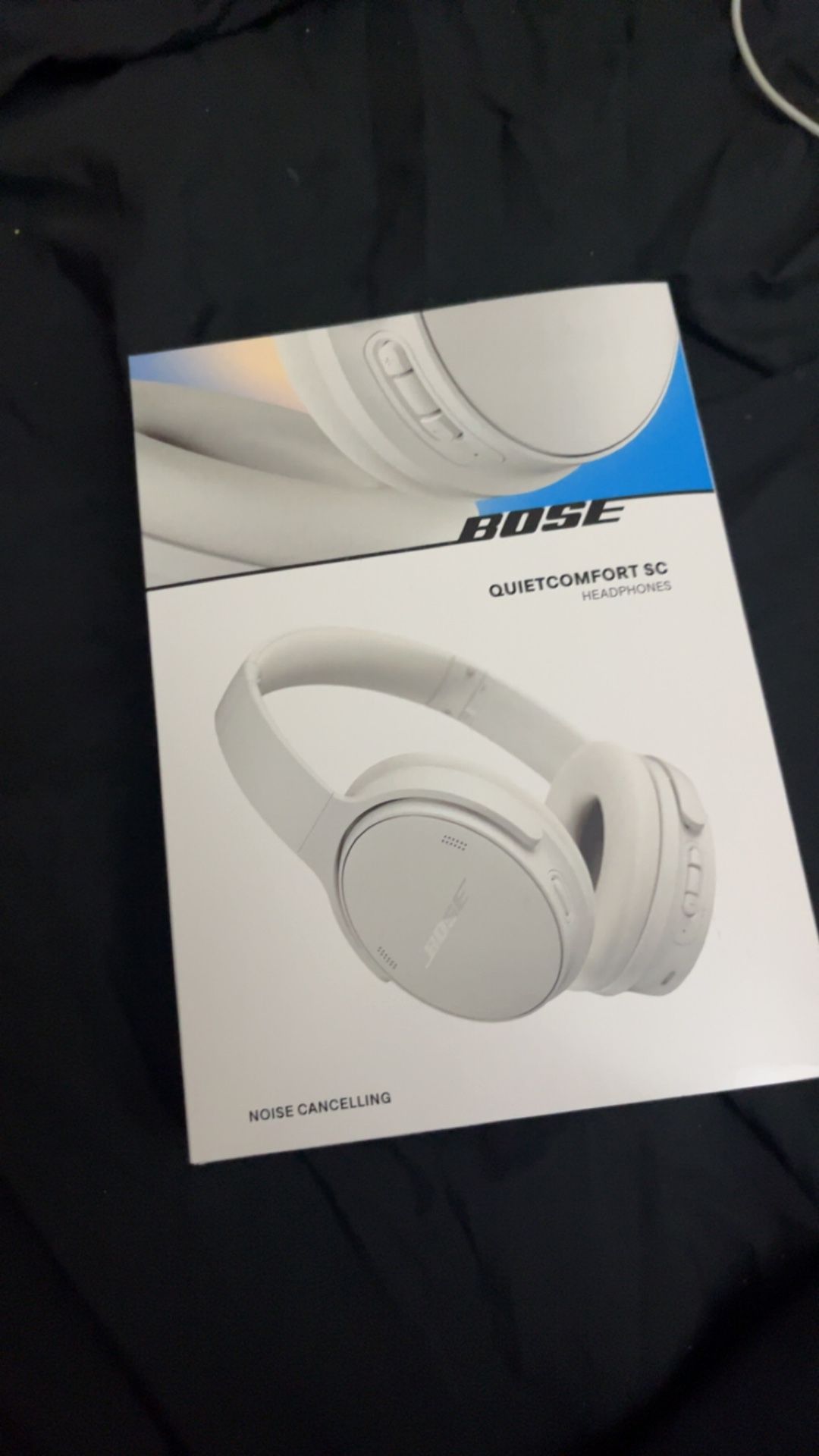 Bose QuietComfort SC Noise Canceling Headphones - White Smoke