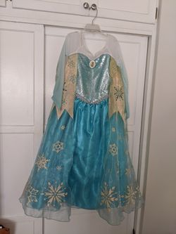 Frozen princess costume dress sz10