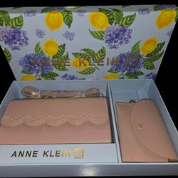 New Anne Klein Small Purse And Wallet Set