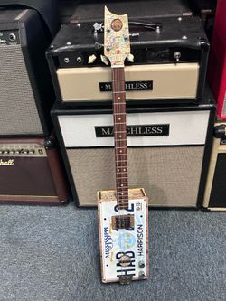 License Plate 3 String Guitar