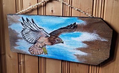 Red Tailed Hawk Painting