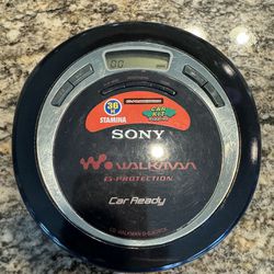 Sony Walkman Car Ready G-Protection Portable CD Player Model D-EJ626CK